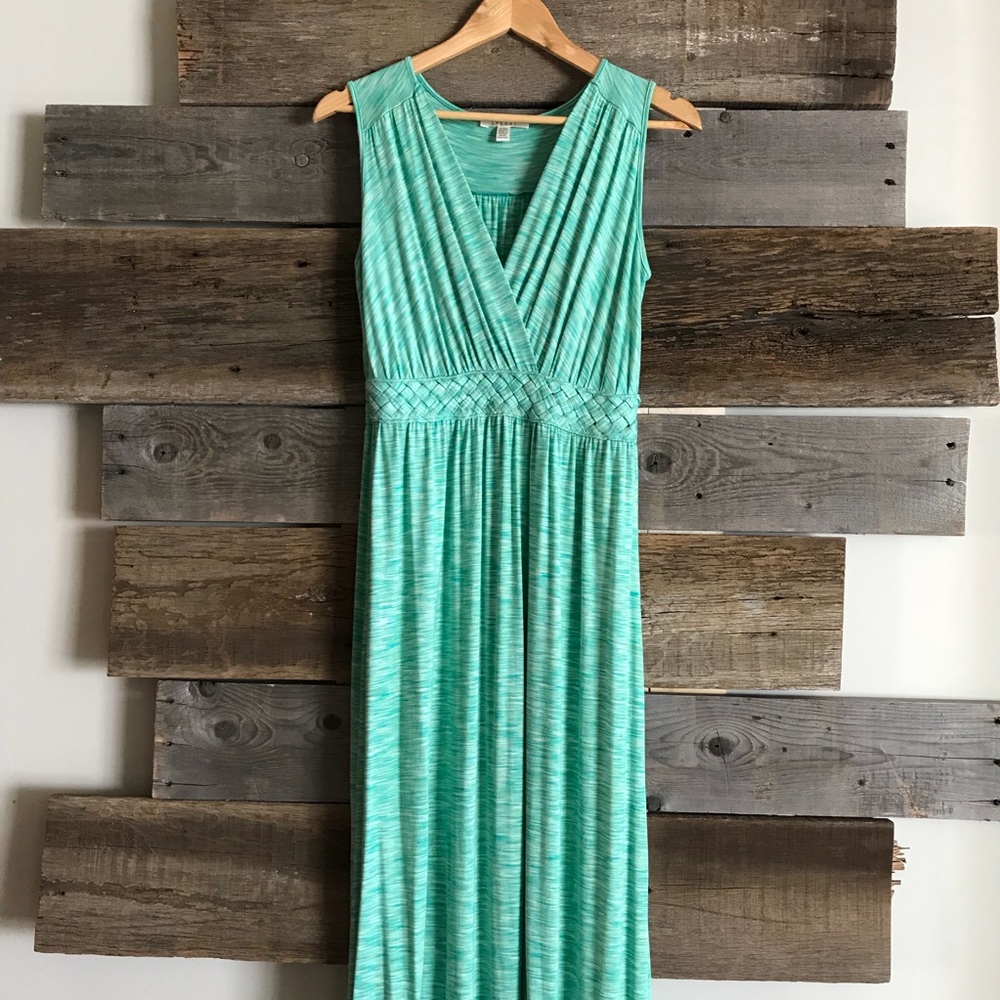 Surplice maxi dress